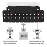 Cabinet Shelf Pin Jig,Shelf Pin Drilling Jig Drill Guides,Cabinet Hardware Jigs,Drilling Template V1192-AZ-W-20932
