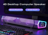 Computer Bluetooth RGB Light Speaker Black V1142-OBA1005007539913764