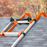 VEVOR Ladder Roof Hook Stabilizer 2 Pack with Wheel Rubber Grip T-Bar Steel V952-TZGG2GFGDSGGV9S52V0