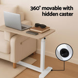 Artiss Laptop Desk Height Adjustable Mobile Workstation Computer Desks 70CM LA-DESK-B-70-OAK