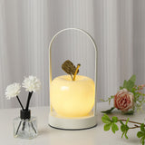 Yellow Decorative Apple Table Lamp - USB-C, 3 Light Modes, Metal Handle V888-ELOSUNG26843