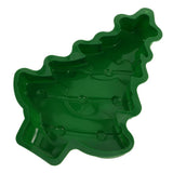 Green Silicone Christmas Tree Muffin Mold Non-Stick Reusable V1192-AZ-W-25156