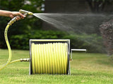Large Stainless Steel Garden Hose Reel Cart Portable Pipe Holder With Rainproof Sunscreen Protection V985-HOSEREELCOVER