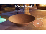 Grillz Fire Pit Bowl Cast Iron Rustic 70cm FPIT-STEL-VINTAGE-70