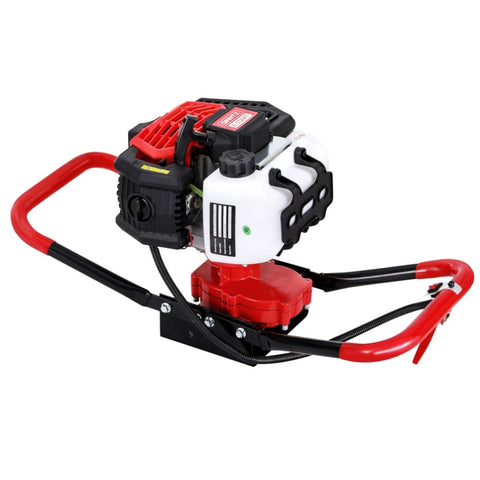 Giantz 65CC Post Hole Digger Motor Only Petrol Engine Red DI-ST-OV-N-RDBK