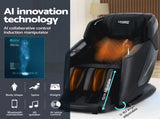 Livemor 4D Massage Chair Recliner SL Track Full Body Zero Gravity Massager Heated AI Body Scan REILY MASCHR-4D-REILY-BK