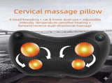 Electric Shiatsu Massage Pillow with Heat - Dual Button Deep Kneading Neck & Back Massager V888-ELOSUNG41762