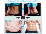 Muscle Toner Abdominal Toning Belt ABS Toner Body Muscle Trainer Wireless Portable Unisex Fitness V1263-JX-1222