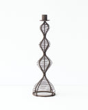 casa-verde-wire-candlestick-dakar-antique-rust-30cm V758-CV05165