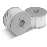 12 Pack Replacement Filter Cartridges for Inflatable MSPA Hot Tubs, 106 mm Diameter Spa Filters for V1189-LC-RY-00462