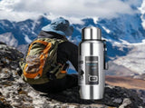 Antibacterial 316 Stainless Steel Vacuum Flask 800ml Tea Infuser & Insulated Bottle for Hot/Cold V1188-MS-306-005