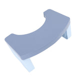 Foldable Toilet Potty Stool PP Portable Squatting Potty Foot Stool for Healthy Gifts Travel Blue V1294-YM0703-3112230041313
