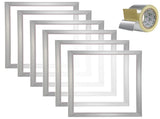 Screen Printing Kit, 6 Pieces Aluminum Silk Screen Printings, 18x20inch Silk Screen Printing V952-SYKJD61601820YSYRV0