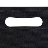 50Pcs Die Cut Non Woven Bags Eco Friendly Flat Mouth Tote Bags Non Woven Fabric Garment Bags Black V1294-YM0718-3117220210415