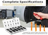 Bumper Retainer Clips Car Retainer Fastener Kit Auto Plastic Rivets Bumper Fender Door Panel Clips V1366-AZ2-W-15077