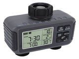 Automatic Irrigation Timer LCD Display 3/4-1/2 Inch Faucet 2 Zone Watering Timer for Outdoor Garden V1294-YM0901-3111250071811
