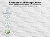 RoomSense Queen Firm Mattress 26cm Bundle with Storage Bed Frame XFKF-1772-Q-AURA-ABC