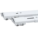 2pcs Washing Machine Mobile Roller Extendable Iron White 16 Wheels Low Noise High Load Bearing with V1294-YM0901-3113230334611