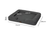 PaWz Memory Foam Pet Sofa Bed PT1231-M-GY