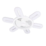 E27 Ceiling Fan with Light Remote Control 6 U Shaped Lights 3 Fan Blades Wind Speed Adjustable 6500K V1294-YM0901-3119240100911