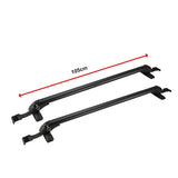 Lockable Aluminium Car Roof Rack Bars Without Rail Anti Theft Luggage Carrier V63-844491