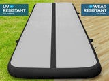 Powertrain 4m Airtrack Tumbling Mat Gymnastics Exercise Air Track with Pump IFM-0401-GYBK-IFP