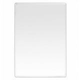 Yezi Wall Vanity Mirror Decorative Bathroom HD Glass Anti-explosion Frameless DECO1044-WH-60X45-AU