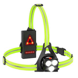 LED Chest Light with Reflective Vest, Night Running Gear with Rechargeable Battery V1263-JX-3872