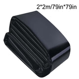 Pond Liner, 79inch * 79inch Pond Liners for Outdoor Ponds, Black Fish Safe Pond Liner for Koi Ponds, V1366-AZ2-W-23223