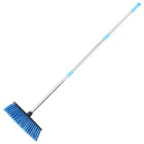 Stainless Steel Long Handle Broom, Blue, Easy to Use for Home and Yard V1370-AZ4-08700