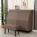 Leather Upright Piano Cover, Piano Full Cover Dustproof Waterproof, Universal Upright Piano Leather V1107-783-39103-BLK1