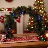 Christabelle 60cm Tabletop Christmas Archway Garland with LED Lights Gold Mantle Decoration Orn 112_SENGGTA