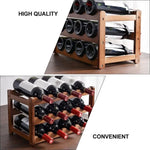 3-layer Bamboo Wine Storage Rack V178-43802