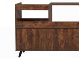 Levede Record Player Stand Vinyl Holder Cabinet Turntable Table 300 Albums EA0305-BR-AU