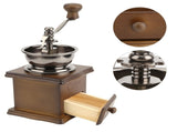 Hand Crank Grinder Steel Core Manual Coffee Bean Grinder Retro Mill for Home Camping V1294-YM0901-3118210092611
