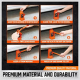 12 Ton Hydraulic Bottle Jack Car Lifter Safety Valve Caravan 4WD Heavy Duty V465-95502