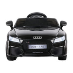 Kids Electric Ride On Car Audi Licensed TTRS Toy Cars Remote 12V Battery Black RCAR-TTS-BK