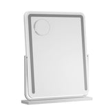 Embellir Makeup Mirror 40x50cm Hollywood Vanity with LED Light Strip Rotation MM-E-STAND-4050LED-WH