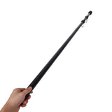 1Set Outdoor Black Metal Flag Pole for House Yard with Wind Resistant Build V1370-AZ4-14382