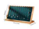 Bamboo Wood Pendant Display Board Jewelry Display Board Necklace Rack Removable Jewelry Display V1294-YM0715-220614XY01-3