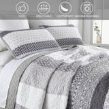 Bespoke Quilted Bedspread and Pillowcases Set Tailored Luxury for Your Home - Queen size V745-MAC080482Q13U