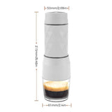 CAFELFFE 3-in-1 Portable Manual Espresso Coffee Machine 18Bar Cold and Hot Brew Mini Coffee Maker V1294-YM0901-H49087W