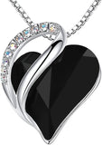 Infinity Love Heart Necklace, Birthstone Necklace for Women, Jewelry for Women with Healing V1164-325794