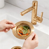 Kitchen Sink Strainer 2 Pack, Stainless Steel Drain Basket Cover Food and Hair Catcher for Kitchen V1189-LC-LY-00131