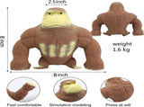 Stretchy Glue-Sand Filled Rubber Gorilla , Latex Gorilla Soft Decompression Doll Toy, Animal V1192-AZ-W-14155