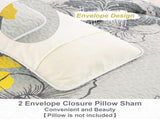 Delicate Quilted Coverlet and Pillowcases Set Soft Touch for a Restful Night - Queen size V745-MAC080162Q12U