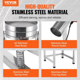 VEVOR Electric Vibrating Sieve Machine with 40+100 Mesh Automatic Sifter Shaker V952-ZDZSJLD40M10IODSAV3