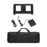 Folding Digital Piano 88 Key Velocity-Sensitive Carry Case Pedal V63-952531