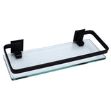 Bathroom Rack Thickened Durable Large Storage Space Strong Load Bearing Capacity Single Layer Black V1294-YM0715-3112210119311