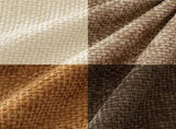 Pack of 4 Brown Couch Throw Pillow Covers 18x18 Inch Soft Decorative Chenille Pillows Farmhouse V1192-AZ-W-3197